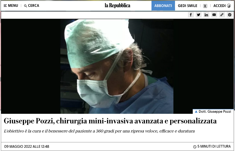 Articoli e news chirurgia mini invasiva Repubblica