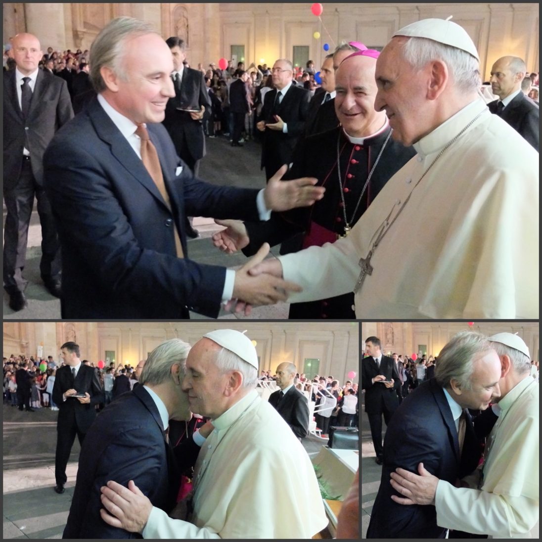 Giuseppe Pozzi e Papa Francesco
